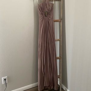 Strapless SKY Fitted Maxi Dress - S